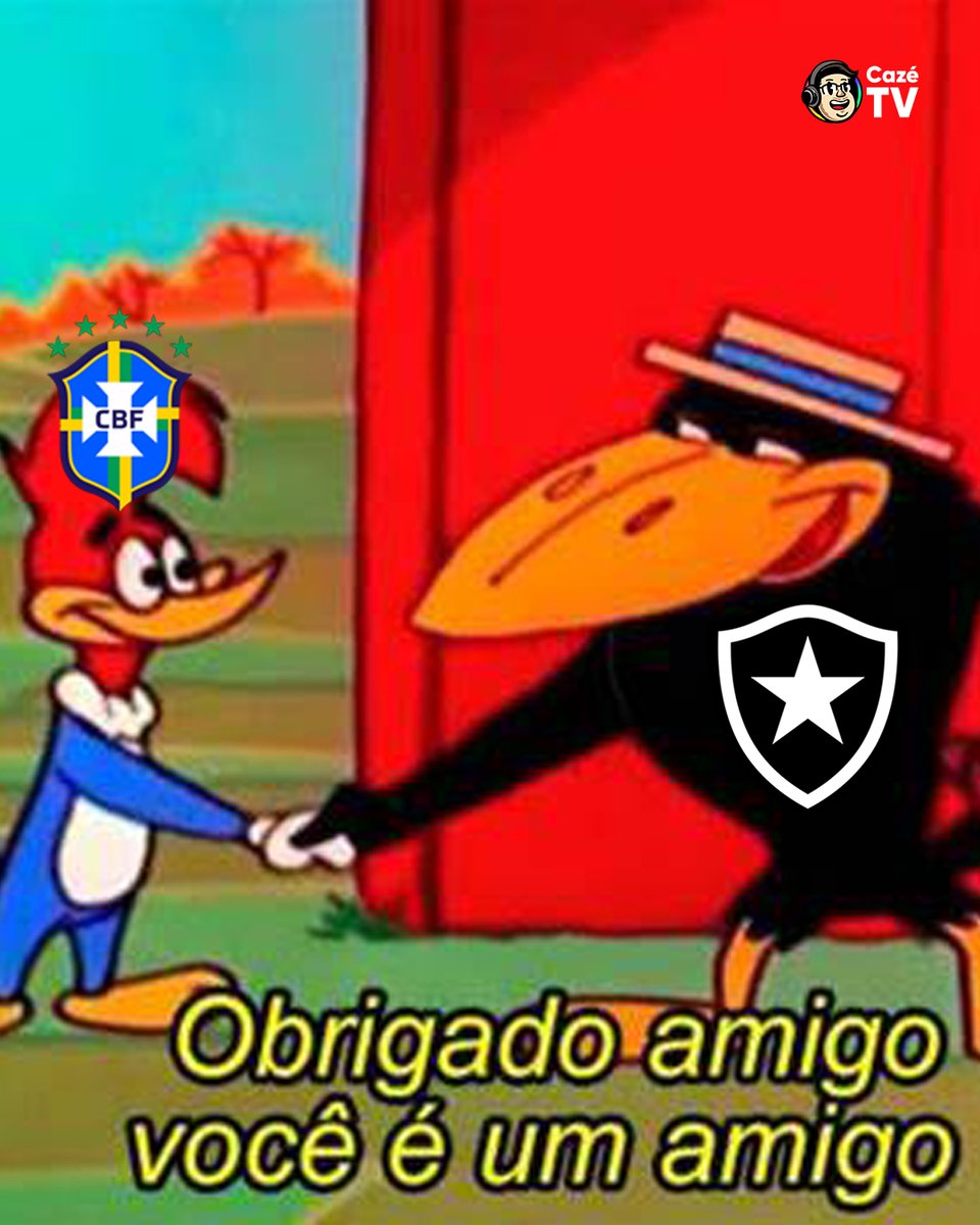 Seleção: a
Botafogo: de nada

🤝😂⭐