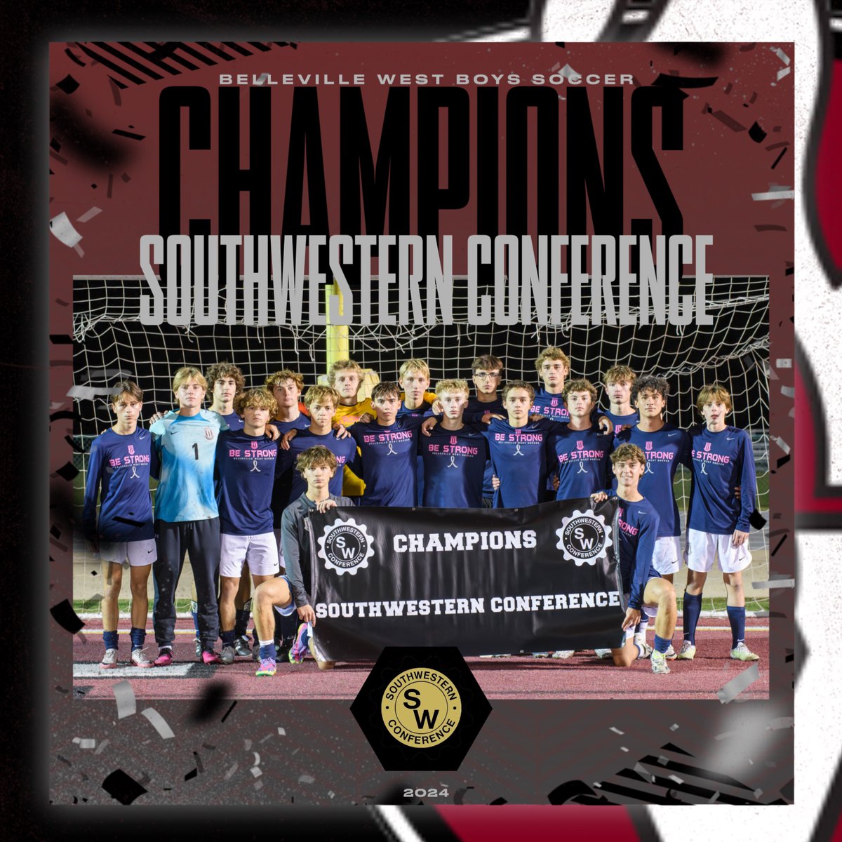 YOUR 2024 SWC CHAMPIONS‼️‼️‼️
<a href="/BWestBoysSoccer/">Maroons Soccer</a>
