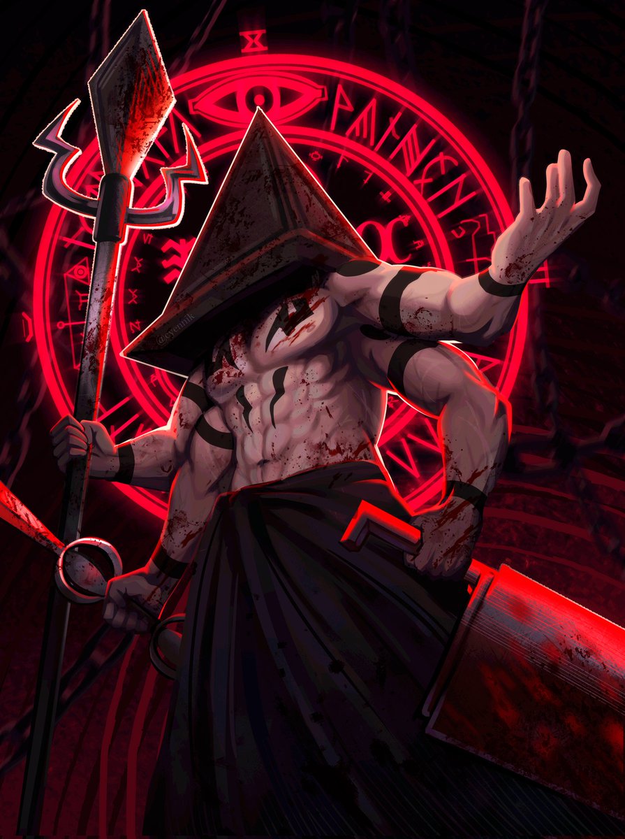 cyennik's tweet image. «Curse of Punishment»
⛓️ #SILENTHILL #JujutsuKaisen