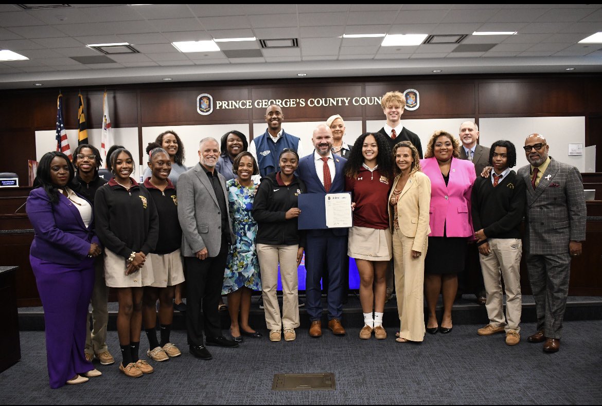 I’m the proudest grandfather in the world. Tuesday, my grandson was a part of the McNamara HS cohort that was recognized with a proclamation for receiving the Natl Blue-Ribbon Award for High Academic Achievement. The only high school in Maryland to receive such an honor!
