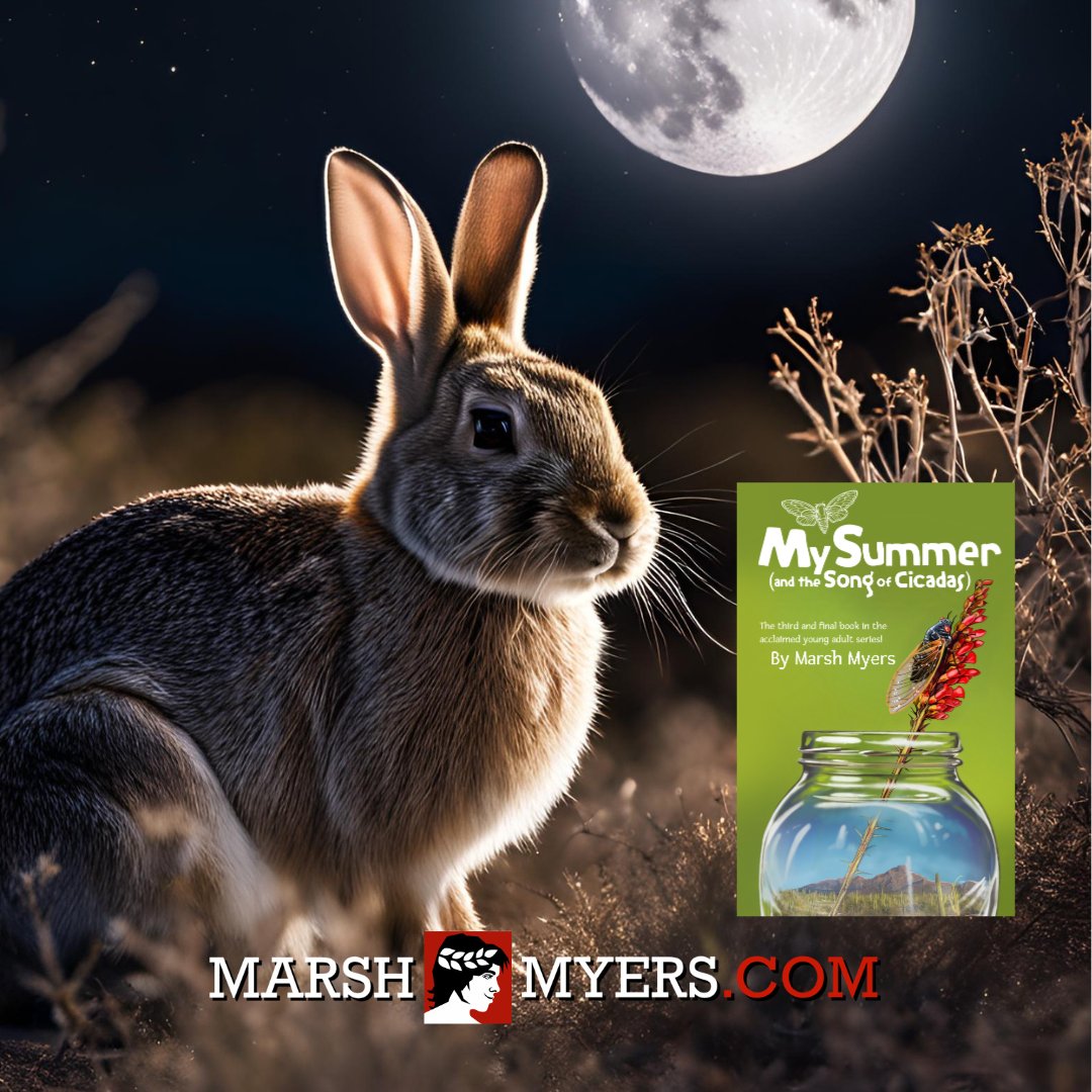 marshmyers's tweet photo. My Summer (and the Song of Cicadas) is filled with symbolic throwbacks to the first two books. From references to rabbits to crescent moons to variants on "underground forts," be sure to look for these images as you read!  https://t.co/9pDwpMnX2a https://t.co/1CvGdZBcix