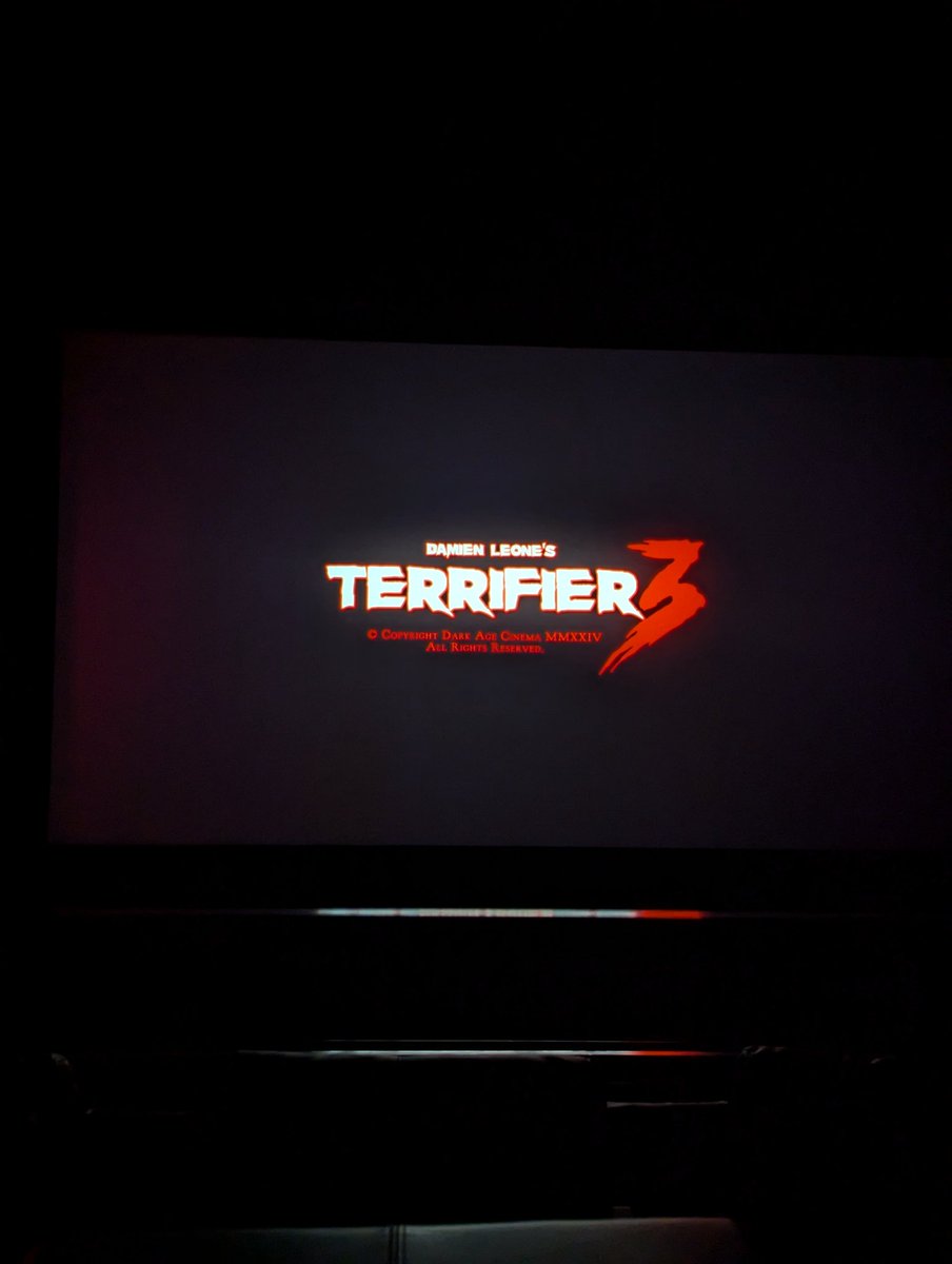 BadGuyRob's tweet image. Christmas came early #Terrifier3