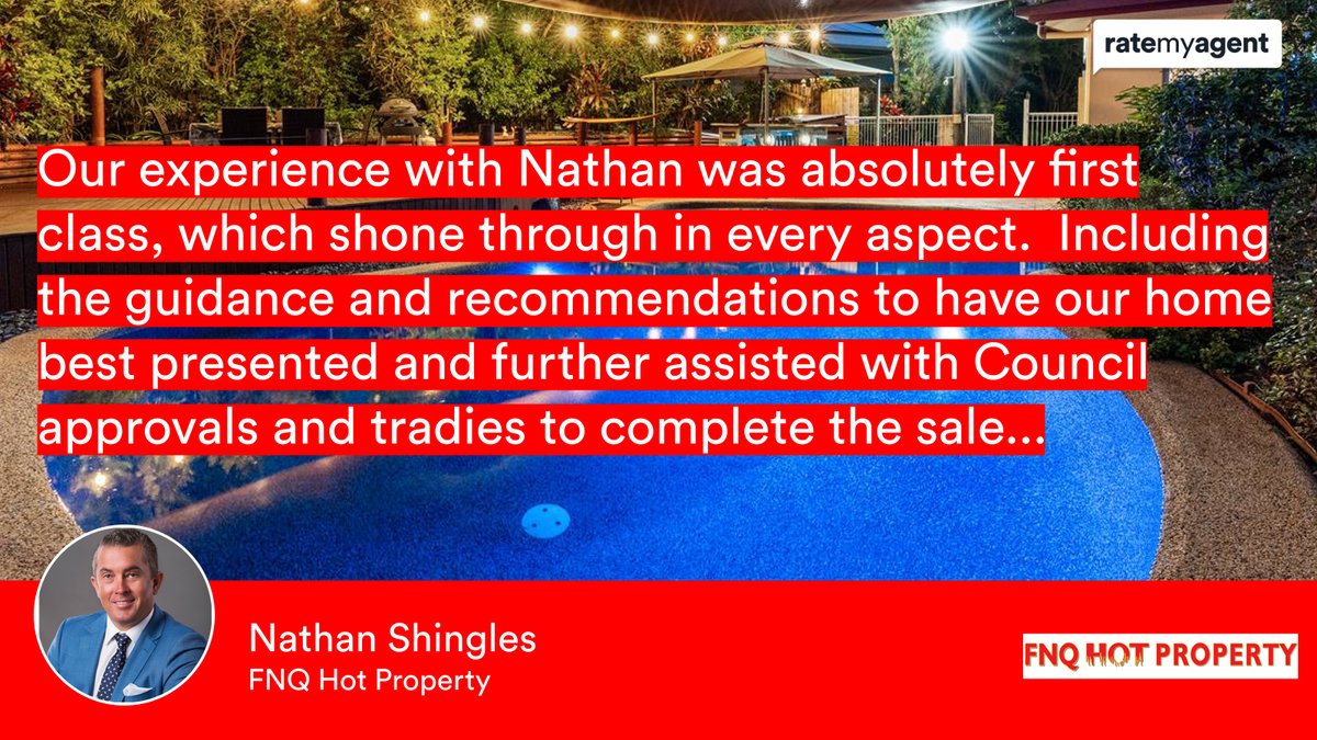 Bluewateragent's tweet photo. My latest RateMyAgent review in Mount Sheridan.

...
#ratemyagent #realestate #FNQ_Hot_PropeA True First Class Professional and a Gentleman🛌 4 🛀 2 🚘 514 Laurel Ave, Mount Sheridan, QLD, 4868★★★★★https://t.co/3dCaT27IPd https://t.co/QH3z0SEHx4