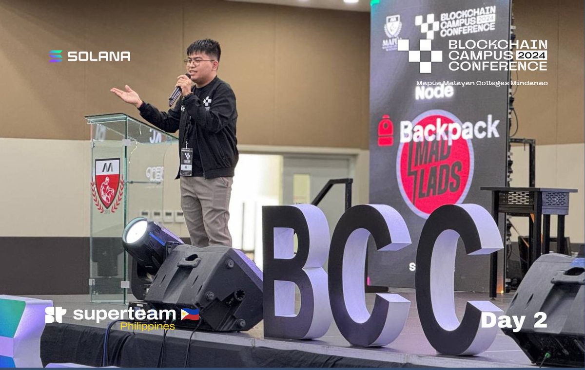 Happening Now: Day 2 of the 𝗕𝗹𝗼𝗰𝗸𝗰𝗵𝗮𝗶𝗻 𝗖𝗮𝗺𝗽𝘂𝘀 𝗖𝗼𝗻𝗳𝗲𝗿𝗲𝗻𝗰𝗲 𝟮𝟬𝟮𝟰 opens with the <a href="/solana/">Solana</a> 𝗛𝗮𝗰𝗸𝗮𝘁𝗵𝗼𝗻! 

Let the competition begin! 🏆🔥

<a href="/Bcampusconf/">Blockchain Campus Conference</a> 🚀