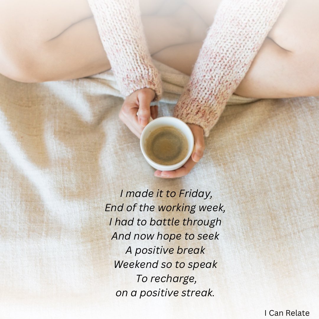 icanrelatehub's tweet photo. I made it to Friday ✨#poetry https://t.co/Wznb8hcr0i