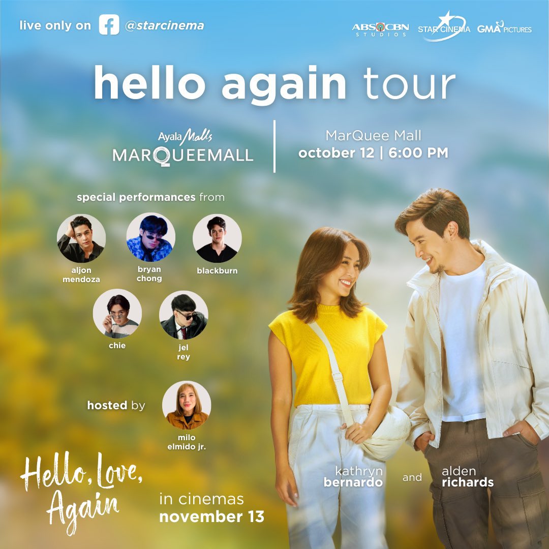 Hello Love Again Tour, kasama si <a href="/_robblackburn/">Rob Blackburn</a>
