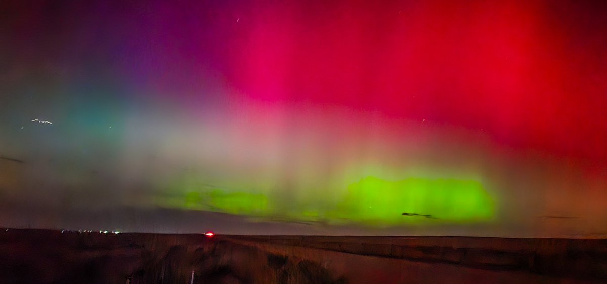 Photos from my Galaxy S23 Ultra. Taken Thursday (Oct. 10th) between 7:56 p.m. and 8:07 p.m. MDT) southeast of Dearfield, Colorado (or ~ 55 miles northeast of downtown Denver, Colorado). #cowx #northernlights #auroraborealis