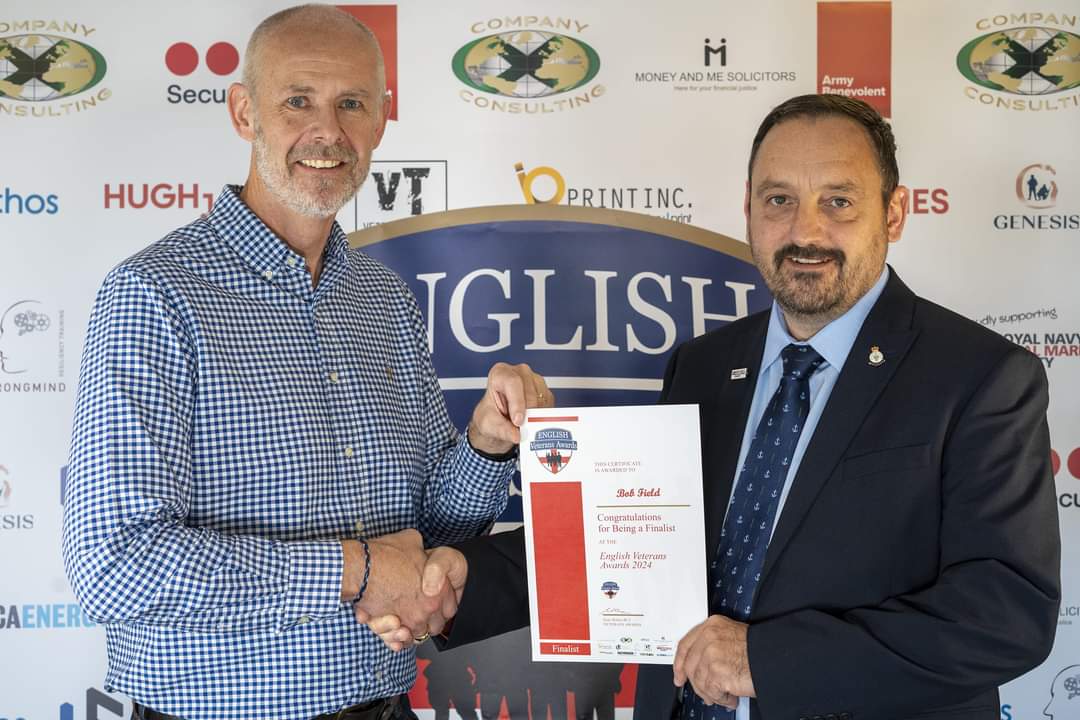 Can we please welcome Bob Field, Bob is a finalist in the Community Award Category sponsored by <a href="/strngmind/">Strongmind Resiliency Training</a> 

"I really enjoy the work I do for the Royal Navy and Royal Marines Charity helping the serving, veterans and our families"

#veterans #veteransawards