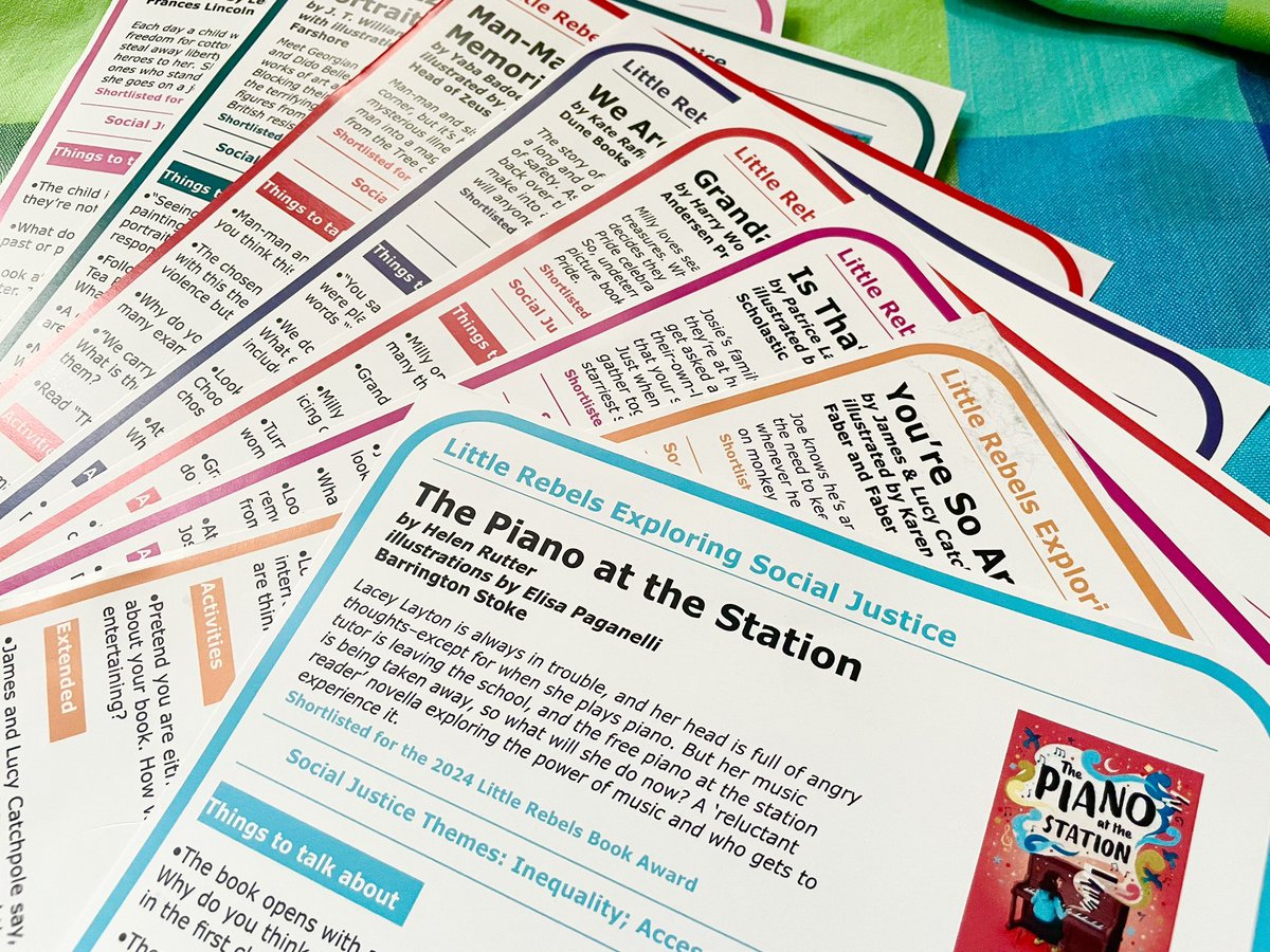Little Rebels Award (@littlerebsprize) on Twitter photo ‘“I want to read about people like me, not about posh old people like you” How often do the books you read include people like you?’
2024 #LittleRebelsReadingGuides-social justice topics,talking points&activities.
Download➡️littlerebels.org/reading-guides/
<a href="/HelenRutterUK/">Helen Rutter</a> <a href="/elisaupsidedown/">Elisa Paganelli</a> ‘“I want to read about people like me, not about posh old people like you” How often do the books you read include people like you?’
2024 #LittleRebelsReadingGuides-social justice topics,talking points&activities.
Download➡️littlerebels.org/reading-guides/
<a href="/HelenRutterUK/">Helen Rutter</a> <a href="/elisaupsidedown/">Elisa Paganelli</a>