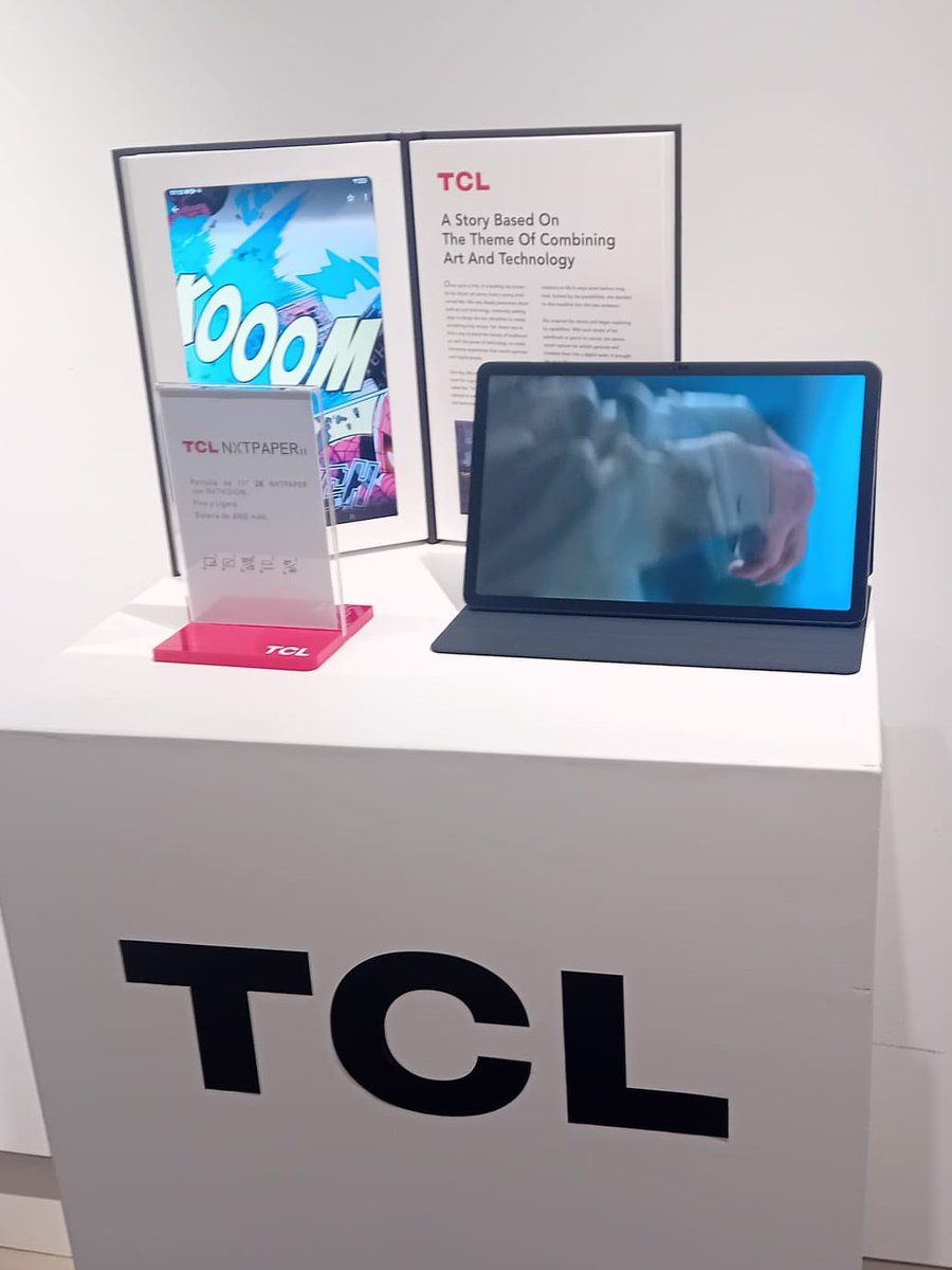 R_protiendas's tweet image. 🌟 ¡Qué maravilla las novedades de #TCL ! 🌟 La compañía, marca pionera en tecnología de pantalla, di a conocer en la tarde de ayer la innovadora tecnología #TCLNXTPAPER  NXTPAPER, que reproduce la experiencia visual del papel protegiendo así la salud visual de los usuarios.