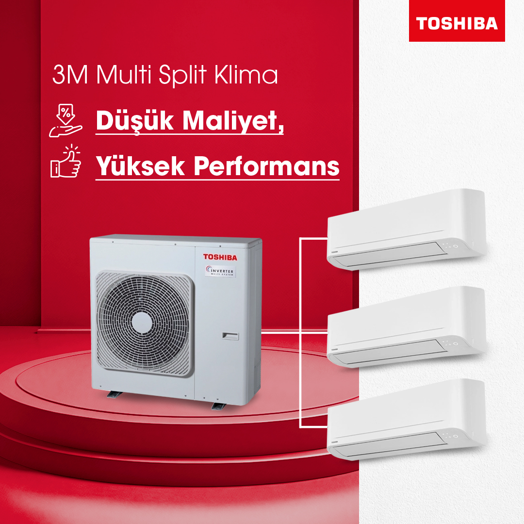 toshibaklimatr's tweet image. Toshiba multi split klimaların sunduğu yüksek kaliteli çözümlerle, diğer multi split klima sistemlerine kıyasla işletme maliyetlerinizi önemli ölçüde azaltın, yüksek performansı deneyimleyin. 

#Toshiba #ToshibaKlima #MultiSplitKlima