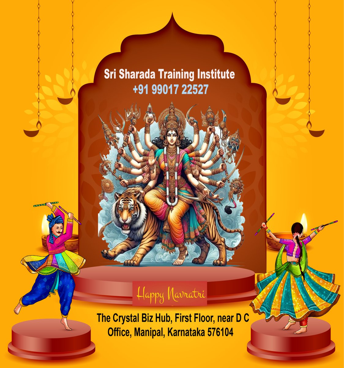 Udupisrisharad1's tweet image. #happynavratri2024 #srisharadatraininginstitutemanipal