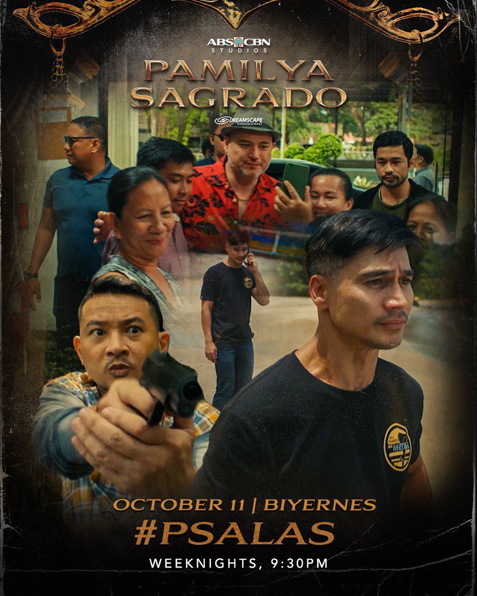 DreamscapePH's tweet photo. Sa bayan ng Pilapil, lalaban na ang mga inaabuso! #PSAlas ⚖️
#PamilyaSagrado, Weeknights, 9:30PM pagkatapos ng Lavender Fields! Mapapanood sa Kapamilya Channel, Kapamilya Online Live, A2Z at TV5! Mapapanood din sa iWantTFC at TFC! https://t.co/PiWJmBoaKY