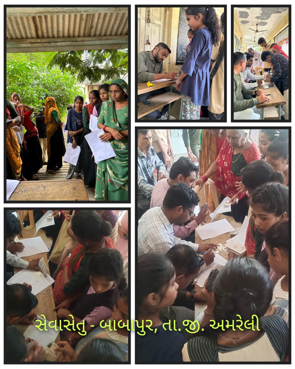 અમરેલી તાલુકાના બાબાપુર ગામે સેવાસેતુ કાર્યક્રમ અને વિકાસ સપ્તાહની ઉજવણી ના ભાગ રૂપે શપથ લેવામાં આવ્યા.<a href="/CollectorAmr/">Collector & DM Amreli</a> <a href="/ddoamreli/">DDO Amreli</a> <a href="/Infoamreligog/">Info Amreli GoG</a> #VikasSaptah
#23YearsOfGoodGovernance