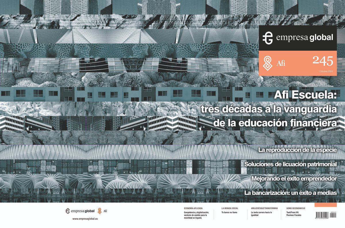 Dedicamos el tema de portada del nº245 de empresa global a los '30 años de impacto socioeconómico de @Afi_Escuela', un informe realizado por nuestros equipos de Economía y Economía Aplicada.

empresaglobal.es