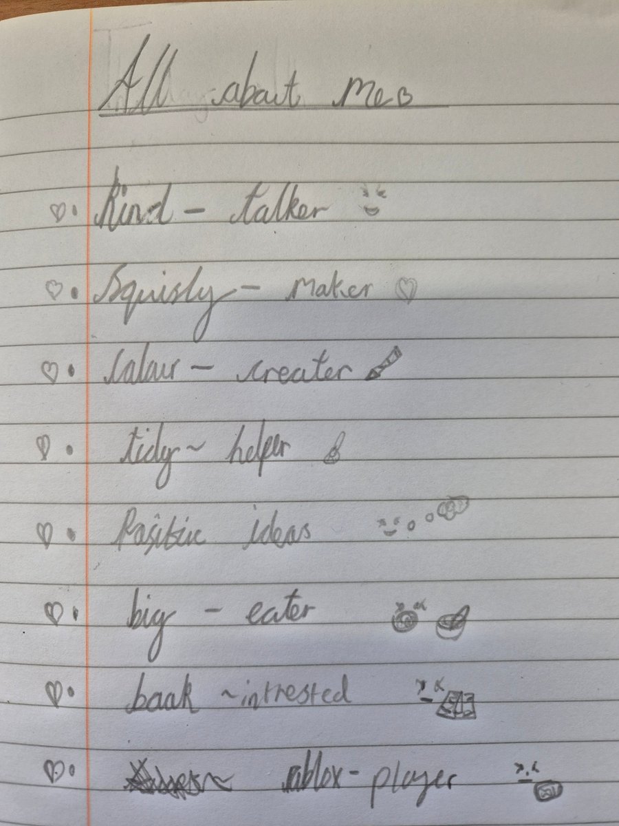Nizrana Farook Class wrote their own kenning poems about their identity, culture, likes and dislikes for #WorldMentalHealthDay