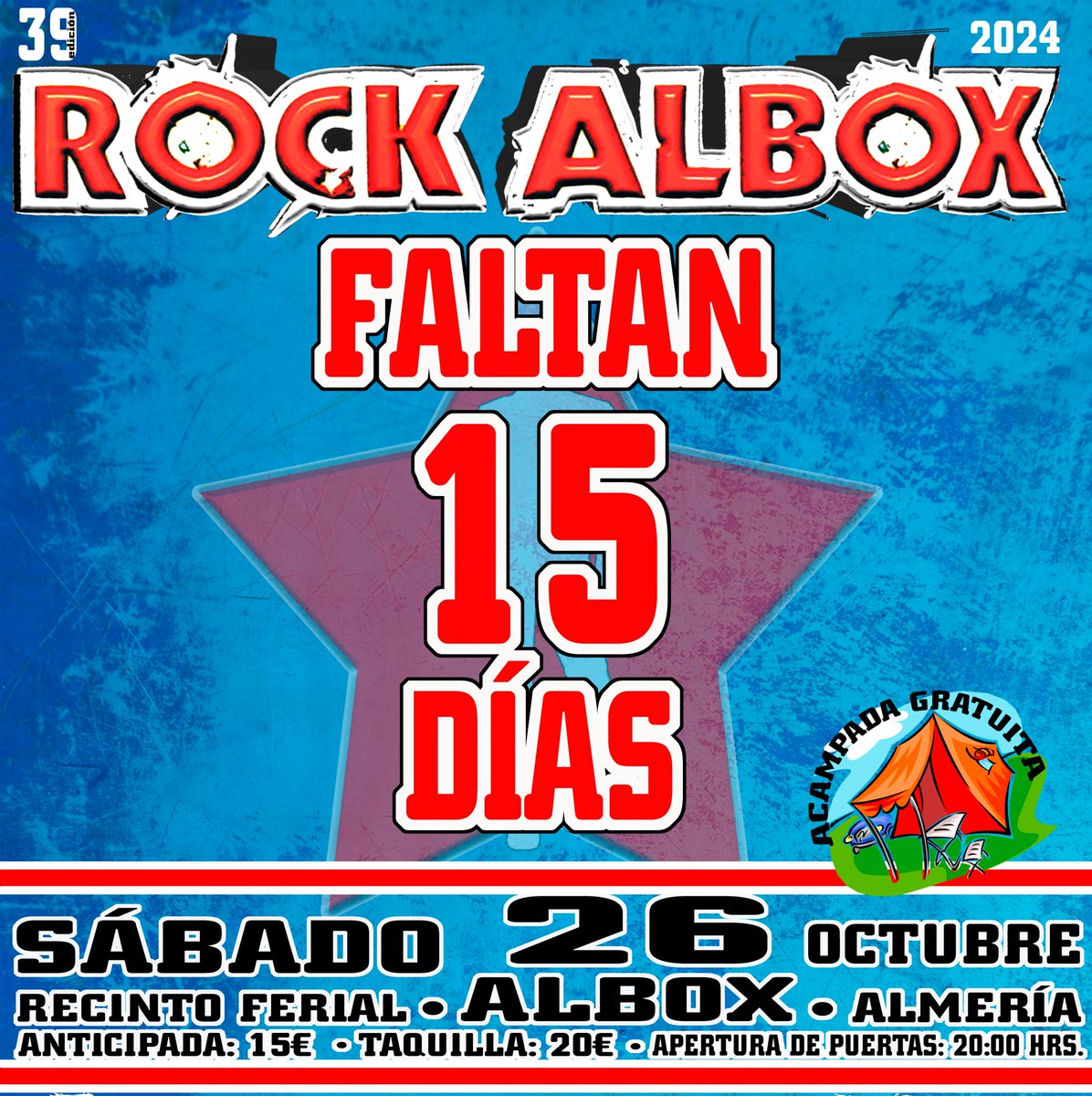 𝐑𝐎𝐂𝐊𝐀𝐋𝐁𝐎𝐗 𝓕𝓮𝓼𝓽
𝔼𝕟𝕥𝕣𝕒𝕕𝕒𝕤 ℕ𝕆 𝕟𝕠𝕞𝕚𝕟𝕒𝕥𝕚𝕧𝕒𝕤 𝕊𝕀ℕ 𝔾𝔸𝕊𝕋𝕆𝕊 𝔻𝔼 𝔾𝔼𝕊𝕋𝕀Óℕ
* Venta anticipada:
ayuntamientodealbox.com/evento/rock-al…
* Menores de 12 años acceso gratuito (Acompañados por adulto con entrada)
🅵🅸🅴🆂🆃a B🅸🅴🅽🆅🅴🅽🅸🅳a (#kingdomsabilonia)