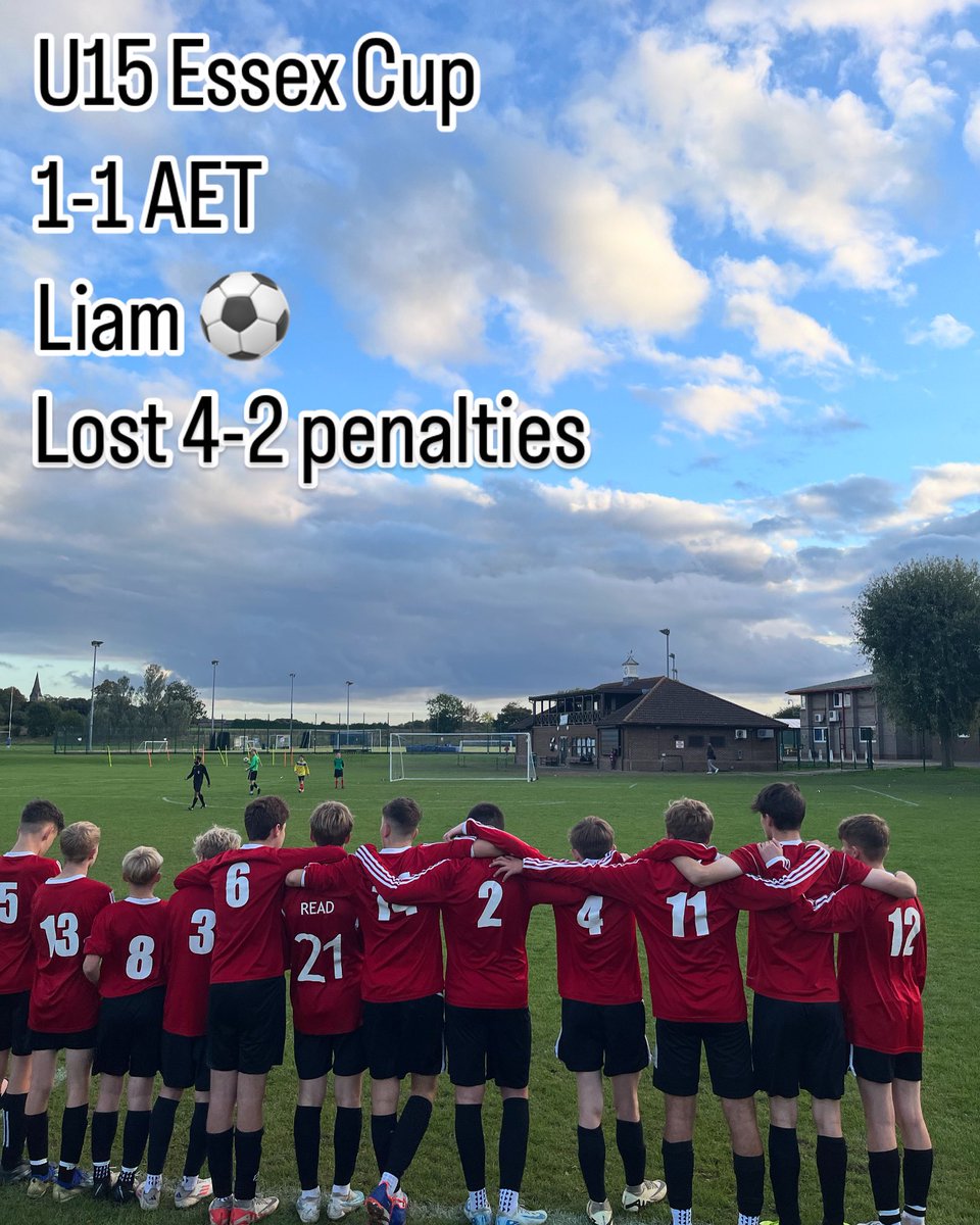 A proper Essex cup ding dong against Coopers Coborn that went all the way. A goal from Liam gave Shoebury the early lead but Coopers fought back to equalise and take it to extra time. A resilient performance from both teams saw the game decided on penalties 🏆