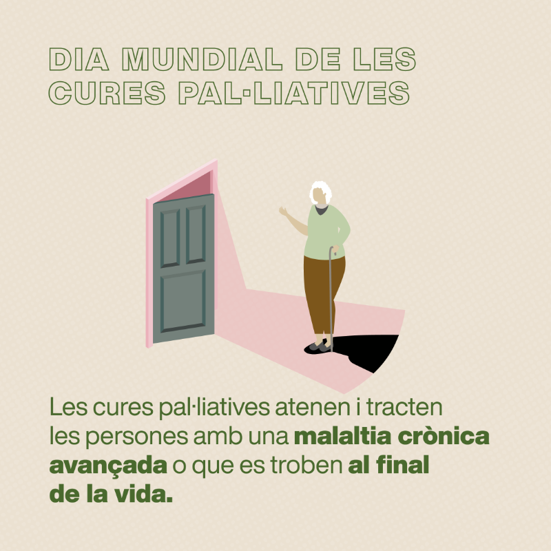 salutcat's tweet photo. 🌍 En el Dia Mundial de les Cures Pal·liatives volem recordar que qualsevol persona té dret a rebre-les, independentment de la seva edat (incloent-hi la pediàtrica), de la seva condició de malaltia o del lloc on ha de ser atès/a.