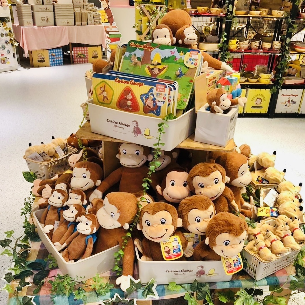 🍌#おさるのジョージひろば 🍌 ～ジョージとたのしいおみせ～ ここで