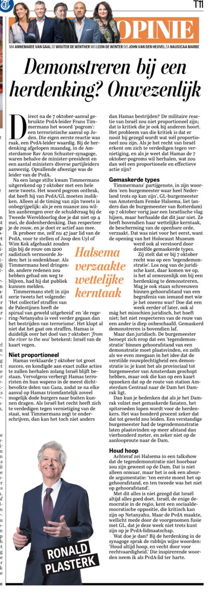 HammersteinO's tweet photo. Bravo ⁦@RPlasterk⁩ Dit had ik graag van onze premier Tjongejonge gehoord https://t.co/dpfiZCNVDF