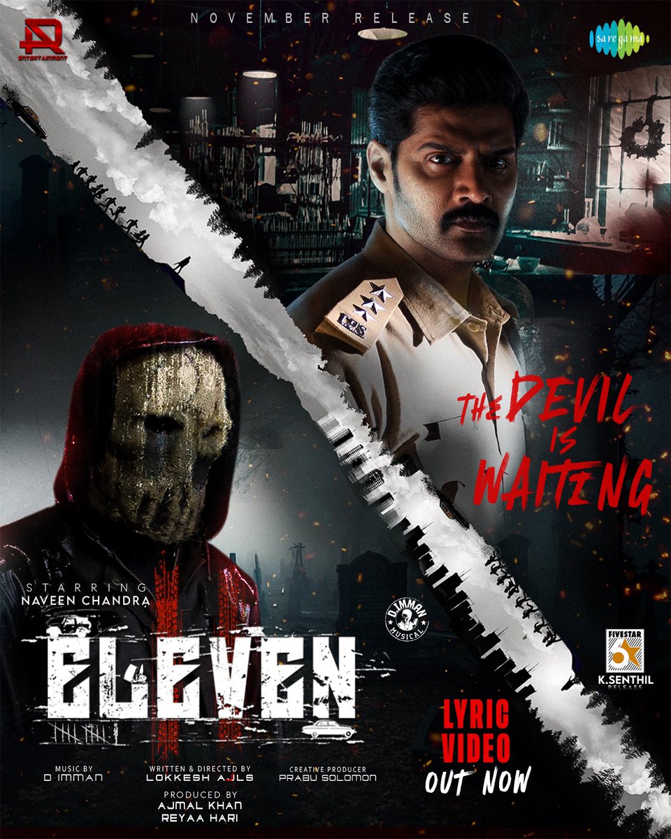 EditorSrikanthNB (@srikanth_nb) on Twitter photo The Vibrant Frist Single #TheDevilIsWaiting Song From #Eleven is Out Now! 🎶🤩
Tamil 🔗youtu.be/DNFmYhAraic
Telugu 🔗youtu.be/9MnH16tPpBI
🎶 <a href="/immancomposer/">D.IMMAN</a>
🎙️ <a href="/shrutihaasan/">shruti haasan</a>
<a href="/ARentertainoffl/">AR Entertainment</a> <a href="/Naveenc212/">Actor Naveen Chandra</a> <a href="/lokeshajls/">Lokkesh Ajls</a> <a href="/karthikisc/">KARTHIK DOP</a> <a href="/saregamasouth/">Saregama South</a> <a href="/five_senthil/">Five Star Senthil</a> <a href="/onlynikil/">Nikil Murukan</a> The Vibrant Frist Single #TheDevilIsWaiting Song From #Eleven is Out Now! 🎶🤩
Tamil 🔗youtu.be/DNFmYhAraic
Telugu 🔗youtu.be/9MnH16tPpBI
🎶 <a href="/immancomposer/">D.IMMAN</a>
🎙️ <a href="/shrutihaasan/">shruti haasan</a>
<a href="/ARentertainoffl/">AR Entertainment</a> <a href="/Naveenc212/">Actor Naveen Chandra</a> <a href="/lokeshajls/">Lokkesh Ajls</a> <a href="/karthikisc/">KARTHIK DOP</a> <a href="/saregamasouth/">Saregama South</a> <a href="/five_senthil/">Five Star Senthil</a> <a href="/onlynikil/">Nikil Murukan</a>
