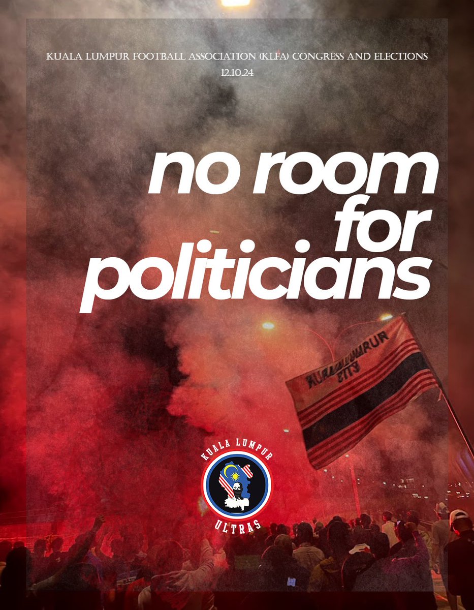 ✔️ Demi Kemajuan Bolasepak Kuala Lumpur

#SampaiMatiKualaLumpur
#PureCitySoul
#DarahMaruah