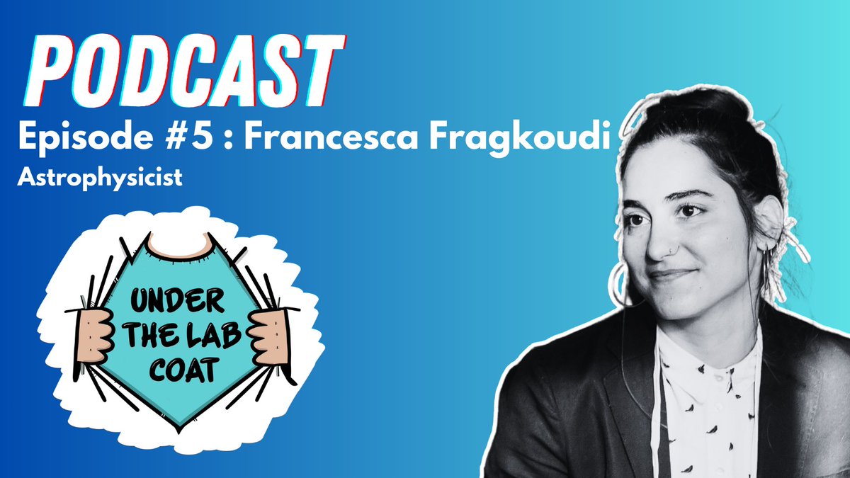 Under the lab coat (@underlabcoat) on Twitter photo 🎙 💥 New episode! Meet <a href="/astro_francesca/">Francesca Fragkoudi</a> astrophysicist!
🌌 🔭 🛼🐾Discover her research, her studies, her hobbies and why she decided to be a researcher.
🎧 Listen (and subscribe!) here👇
Audio platforms smartlink.ausha.co/under-the-lab-… Youtube youtube.com/watch?v=yLgSGO… 🎙 💥 New episode! Meet <a href="/astro_francesca/">Francesca Fragkoudi</a> astrophysicist!
🌌 🔭 🛼🐾Discover her research, her studies, her hobbies and why she decided to be a researcher.
🎧 Listen (and subscribe!) here👇
Audio platforms smartlink.ausha.co/under-the-lab-… Youtube youtube.com/watch?v=yLgSGO…