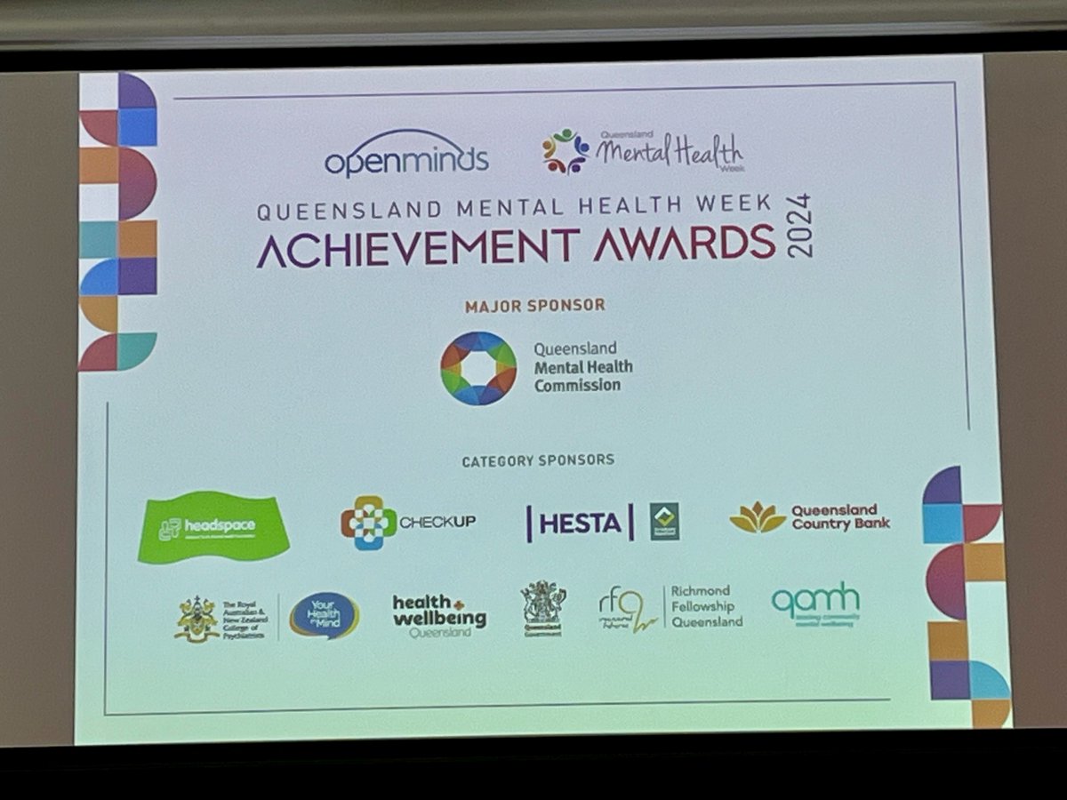 🌟Thrilled to celebrate our Lived Experience Network's (LEN) win at the Open Minds 2024 QLD #MentalHealthWeek Achievement Awards! 🏆 Huge thanks to our LEN members for ensuring #livedexperience is embedded in our #research. Let’s #Connect4MentalHealth &amp; ‘build the new’ together!
