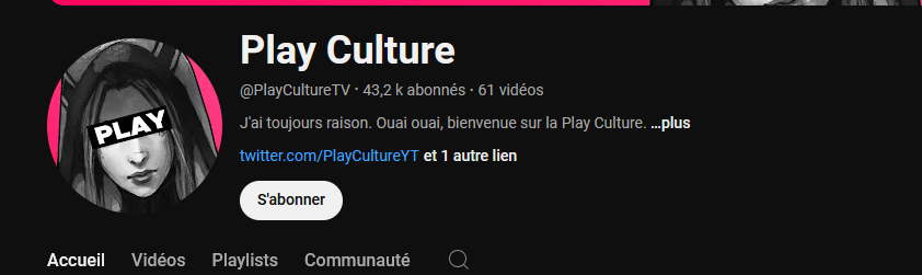 PlayCultureYT's tweet photo. @TeamYouTube Bonjours, ma chaine Youtube à était piraté ! Je n'ai plus accès à rien ! Et mon numéro ne fini pas par 07 ! https://t.co/jNfz1p8Niz