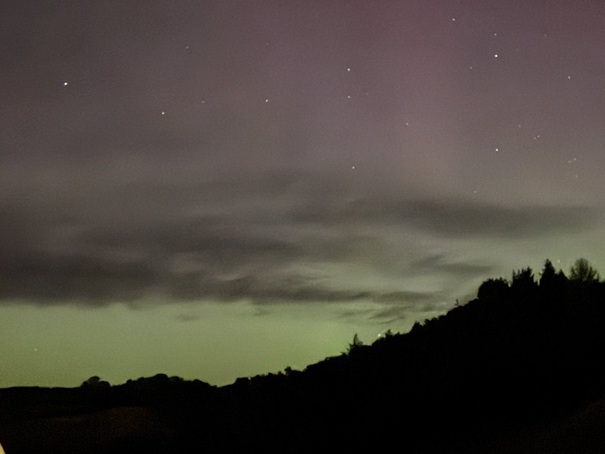 Finally I get to see the Northern Lights in #Devon
