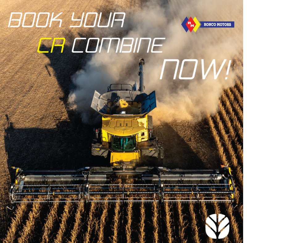 Now is the time to get your hands on a New Holland CR Combine.
We have a variety available for the 2024 harvest season! Contact us today via DM.
Or call us:
Pinnaroo - 08 8577 8129
Loxton -  08 8584 5575
Karoonda - 08 8578 1037
Mildura -  03 5024 5858