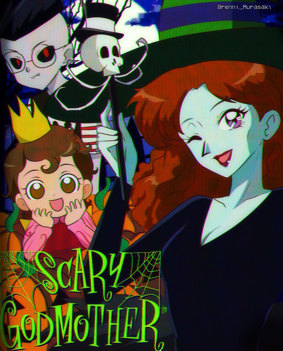 Scary godmother 🖤
.
.
#scarygodmother #animeaesthetic #witchtober #witch #90sanimestyle #clipstudiopaint