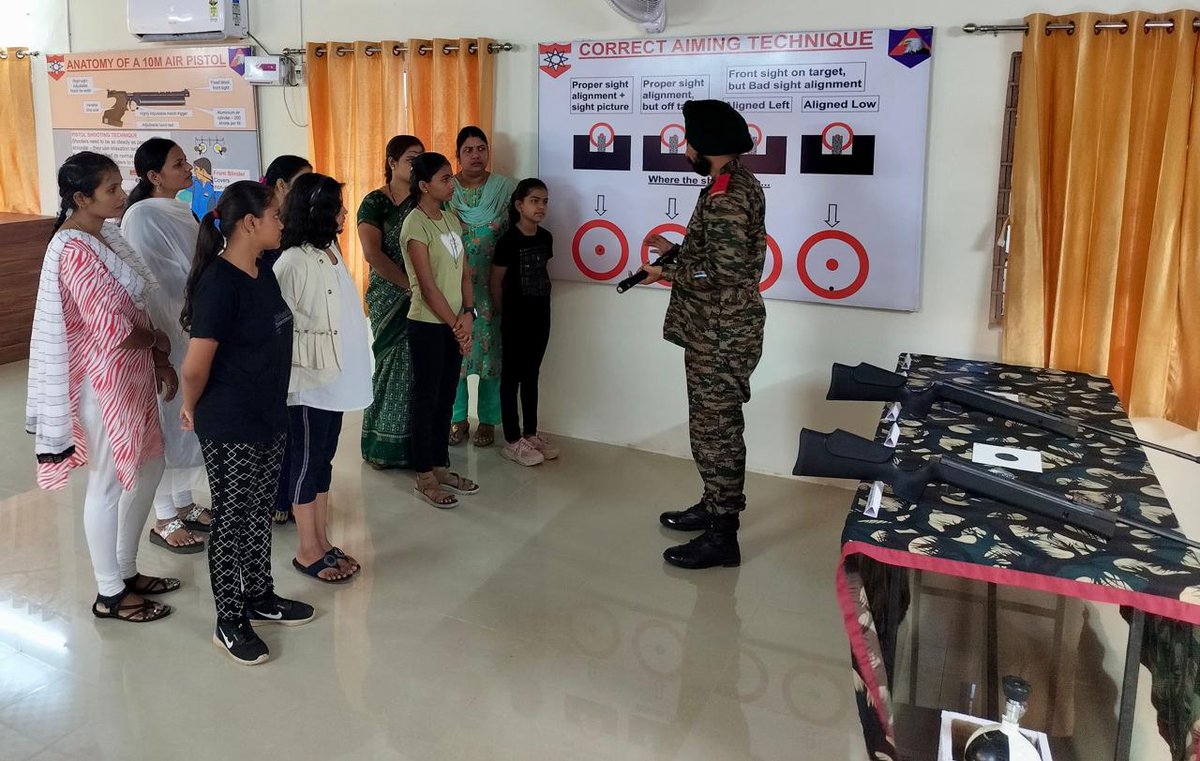 KonarkCorps's tweet image. #MissionOlympics

#BaldEagleBrigade inaugurated a well-equipped Indoor Air Rifle &amp;amp; Air Pistol Shooting Range at #Bhuj. Fully air-conditioned, the four laned complex features state-of-the-art electronic target system to nurture the skills of aspiring sharpshooters.

@IaSouthern