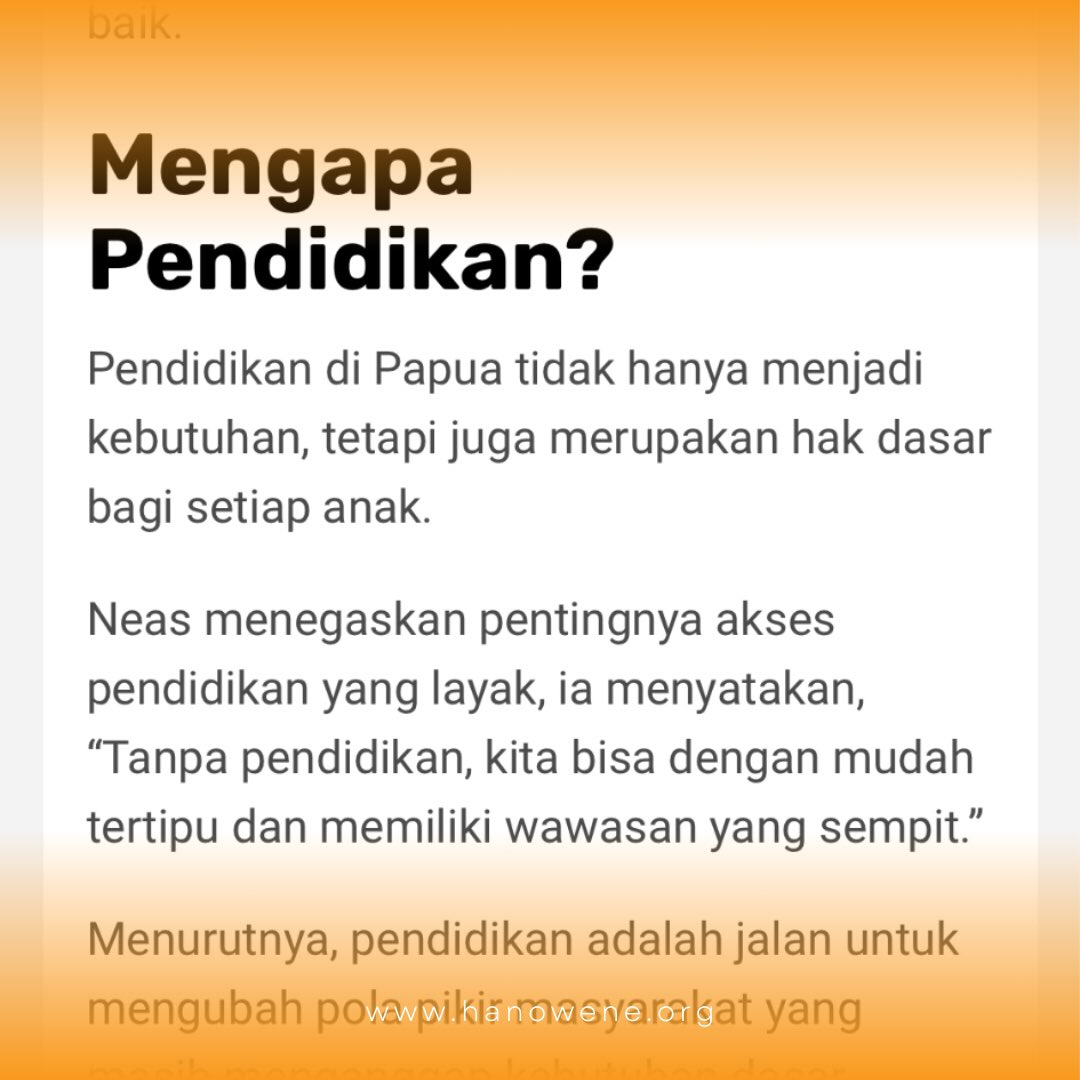 HanoWene's tweet photo. Kami percaya bahwa pendidikan adalah jalan menuju perubahan yang lebih baik. 

#hanowene #pendidikan #sekolah #buku #perpustakaankampung #perpustakaan #tamanbaca https://t.co/vIq5v5GYMs