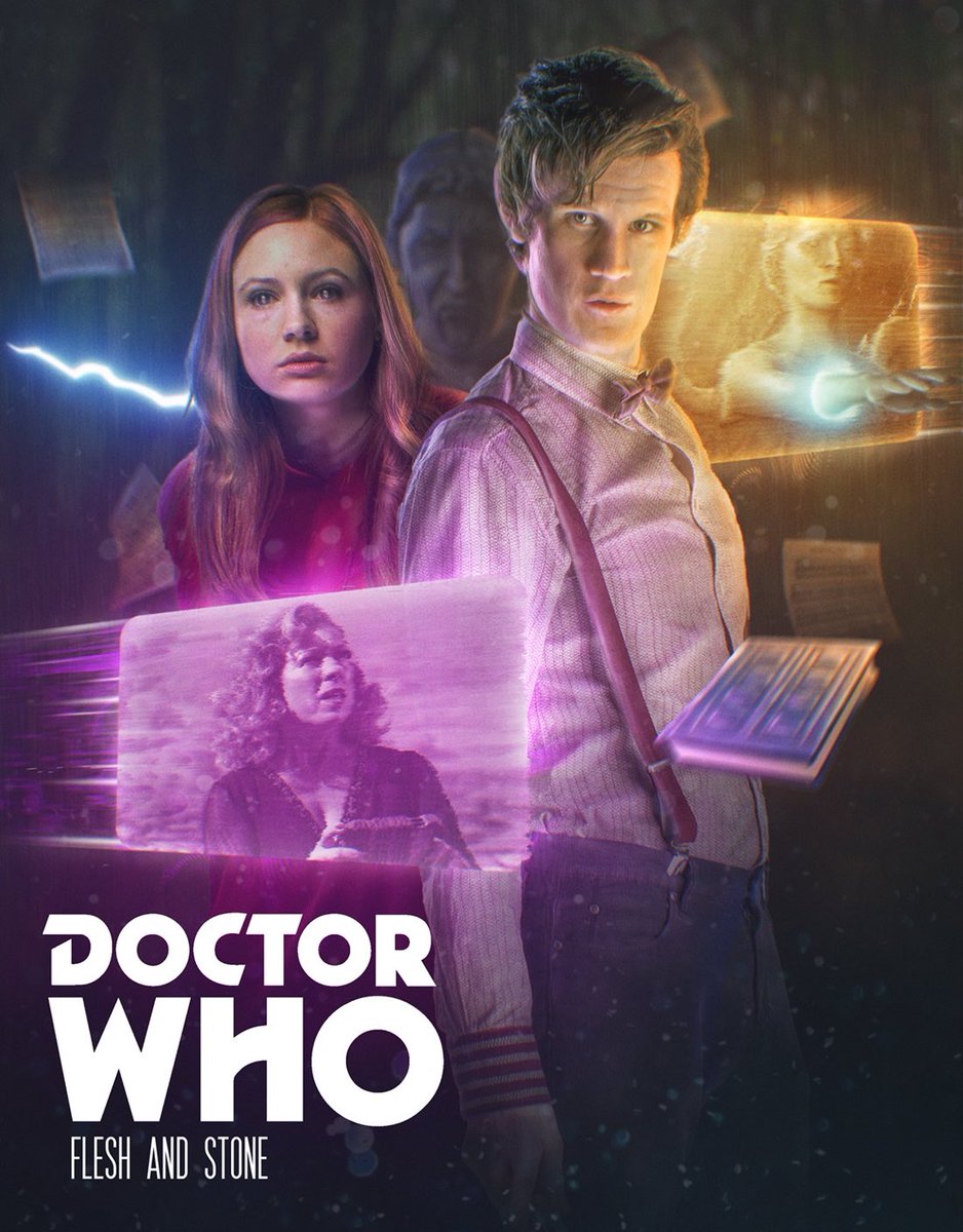 It's FLESH AND STONE this week in DOCTOR WHO CLUB - Friday Oct. 18th after school in room 226.  All new members are welcome; more info on our school club page.  And remember...DON'T BLINK!