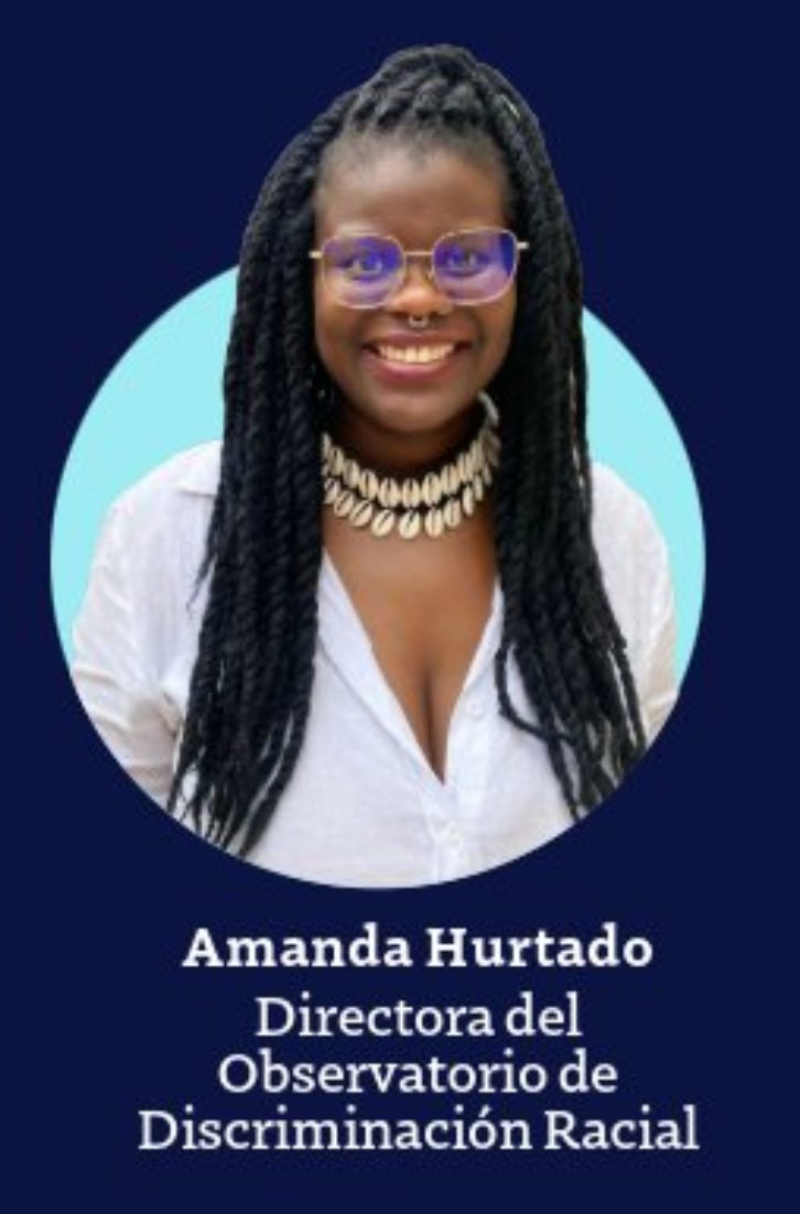 Exigimos explicaciones e indagación contundente por parte de <a href="/MigracionCol/">Migración Colombia</a> en el caso de perfilamiento racial contra <a href="/rudyamanda/">Amanda Hurtado</a> [tal como describe en su perfil] 

Inconcebible, más aún, siendo connotada investigadora y Directora del <a href="/ODRacial/">Observatorio de Discriminación Racial</a> 

<a href="/MinIgualdad_Col/">Ministerio de Igualdad y Equidad de Colombia</a>  <a href="/CancilleriaCol/">Cancillería Colombia</a>