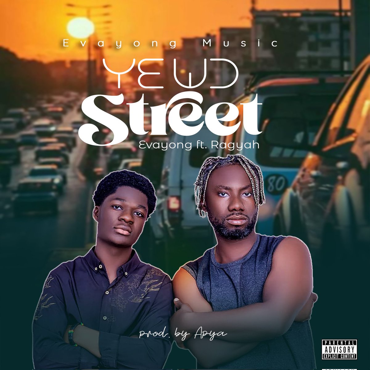EvayongMusic's tweet photo. Cover Art for Ye Wo Street......Music release under construction!!!! 
Evayong Music.....Se me kae...IsaidIt.... https://t.co/lJq0Gc15tW