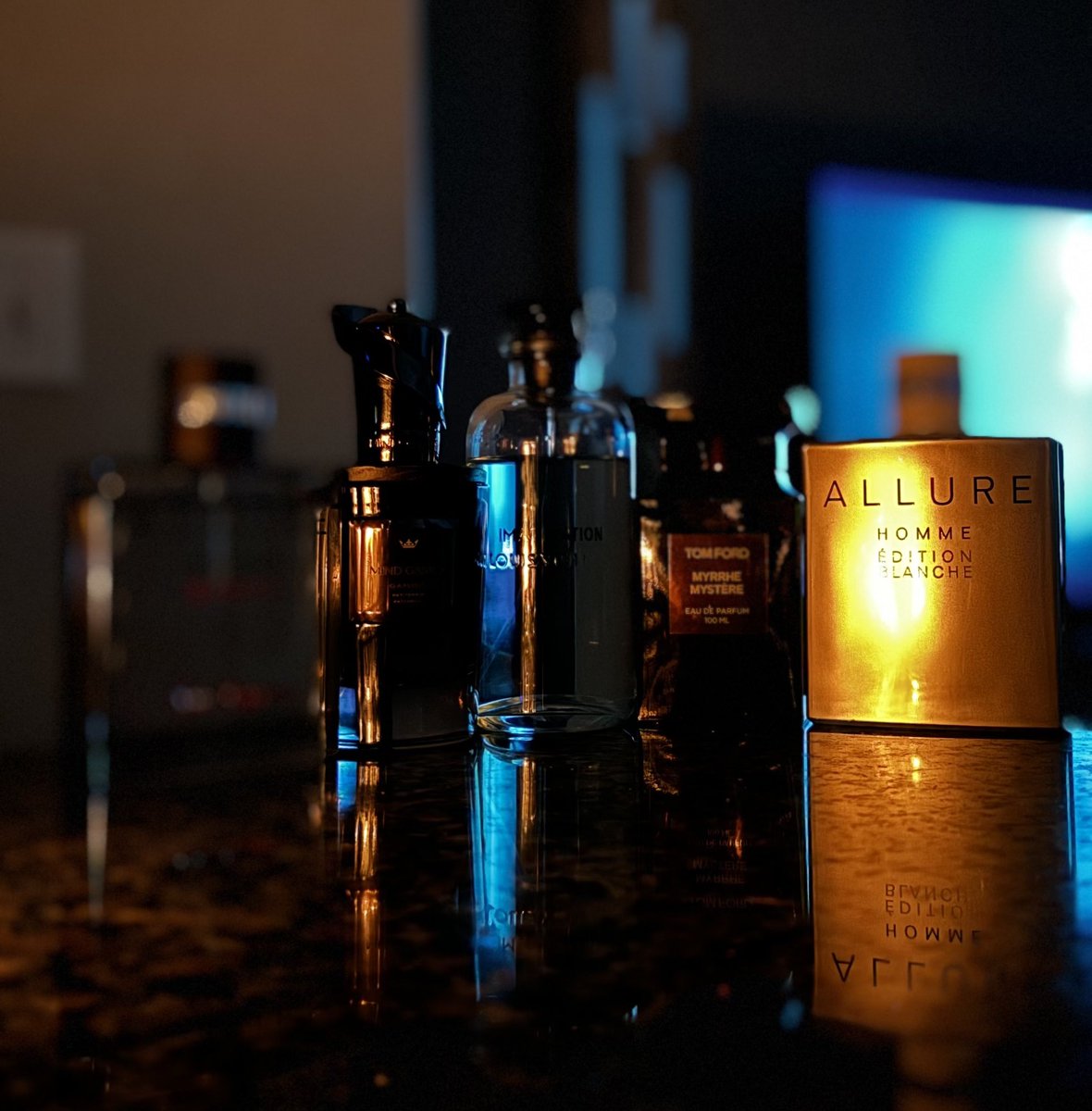 Tha_Only_WG's tweet image. My 5 favorite fragrance pick ups this year
Louis Vuitton Imagination
Mind Games Gambit
Tom Ford Myrrhe Mystere
Chanel Allure Homme Edition Blanche
Chanel Allure Homme Sport Superleggera