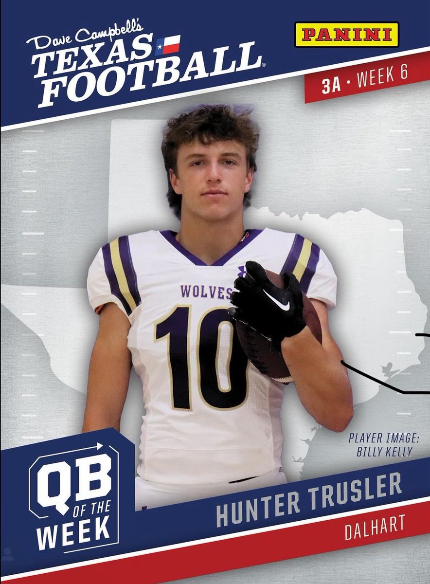 Thank you <a href="/dctf/">Dave Campbell's — TexasFootball.com</a>! Honored to be selected!!