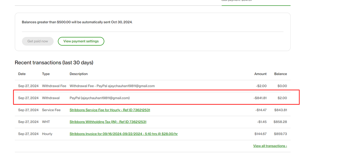 ajay1791's tweet photo. @hydnbrwn  I feel very bad to inform you that my Upwork account was hacked by someone who withdrew all my funds to their PayPal account on 27-Sep-2024 I contacted Upwork support, but all are unresponsive.
See attached documents.
@Upwork @UpworkHelp https://t.co/bImH8BY5d0