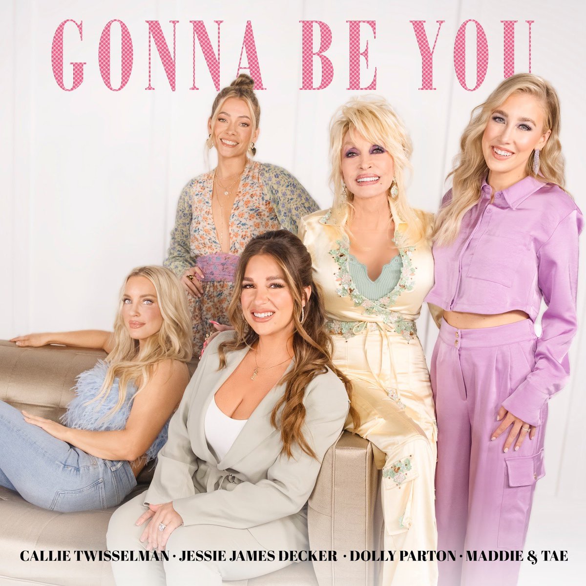 Well, I can’t tell you how thrilled and honored I am to get to sing with all these talented women on the incredible Diane Warren’s song ‘Gonna Be You’. I love the song, and I love these gals. We hope you enjoy it as much as we enjoyed creating it together! 🩷 <a href="/MaddieandTae/">Maddie & Tae</a>,