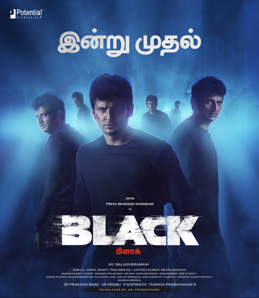 Priya BhavaniShankar (@priya_bshankar) on Twitter photo Watch #BLACK from today and experience the mind-bending thriller, in theatres near you!
🔗 linktr.ee/BookYourBlackT…
#BLACKfromToday
<a href="/JiivaOfficial/">Jiiva</a> <a href="/gokulbenoy/">gokul benoy</a> <a href="/SamCSmusic/">𝐒𝐀𝐌 𝐂 𝐒</a> #SherifMaster <a href="/rthanga/">Thanga Prabaharan. R</a> <a href="/prabhu_sr/">SR Prabu</a> #PotentialStudios Watch #BLACK from today and experience the mind-bending thriller, in theatres near you!
🔗 linktr.ee/BookYourBlackT…
#BLACKfromToday
<a href="/JiivaOfficial/">Jiiva</a> <a href="/gokulbenoy/">gokul benoy</a> <a href="/SamCSmusic/">𝐒𝐀𝐌 𝐂 𝐒</a> #SherifMaster <a href="/rthanga/">Thanga Prabaharan. R</a> <a href="/prabhu_sr/">SR Prabu</a> #PotentialStudios