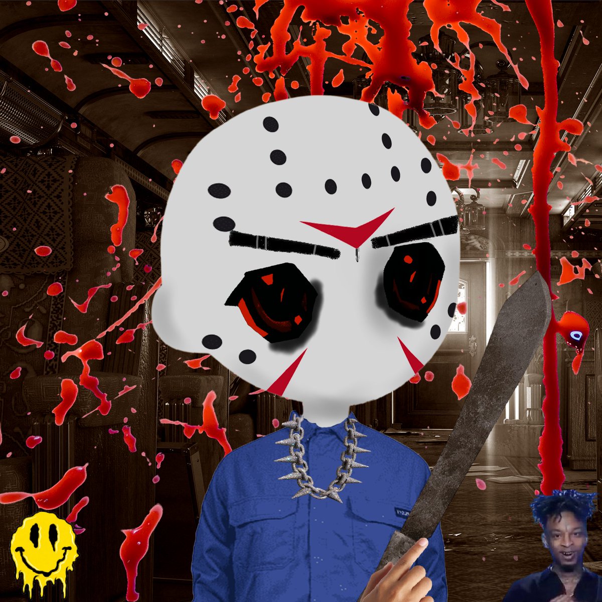 BandokidsSOL's tweet photo. 👻 **HALLOWEEN ALERT** 👻 

@BANDOKIDSSOL BANDO JASON VOORHEES 1/1 NFT GIVEAWAY!
   
RULES:
🔥Buy a Bando = 1 Entry🔥

⏰ **24 HOURS ONLY** ⏰  

Run!!!!!, don't walk, or you'll end up like one of Jason's victims!   🔪 https://t.co/6XII0qZEQ6