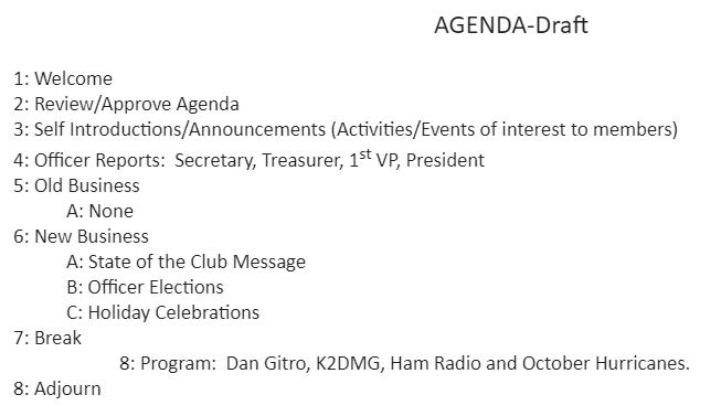 Next EBARC General Meeting: Friday, Oct. 11th 
Time: 7:00 pm

Location (in-Person): Unitarian Universalist Church of Berkeley, Safir Room - 1 Lawson Rd., Kensington, CA

Hams and guests invited to attend.   Members: check email for current Zoom info.