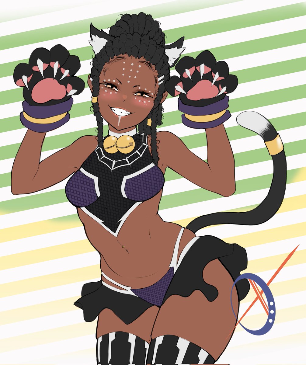 0-X βcommissions openβ (@ring_echs) on Twitter photo Got inspired <a href="/puushiesty/">π» ππΊπππΊπππ π»</a>'s version of nagatoro and decided to put her in a black panther themed cat suit. Got inspired <a href="/puushiesty/">π» ππΊπππΊπππ π»</a>'s version of nagatoro and decided to put her in a black panther themed cat suit.