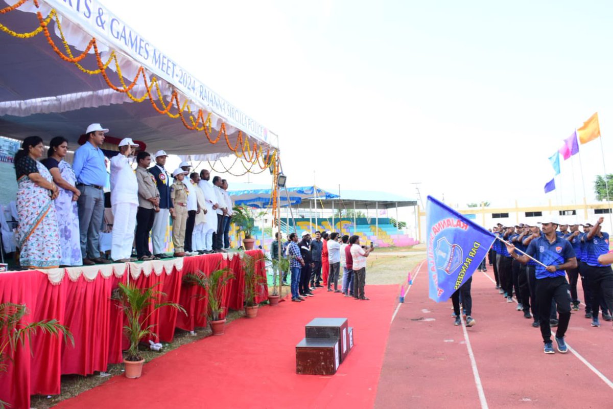 spsircilla's tweet image. 2nd annual Police sports meet - 3 days meet- was concluded successfully in sircilla district. More than 180 members from 6 teams participated. #sportsmeet #police #hyderabad