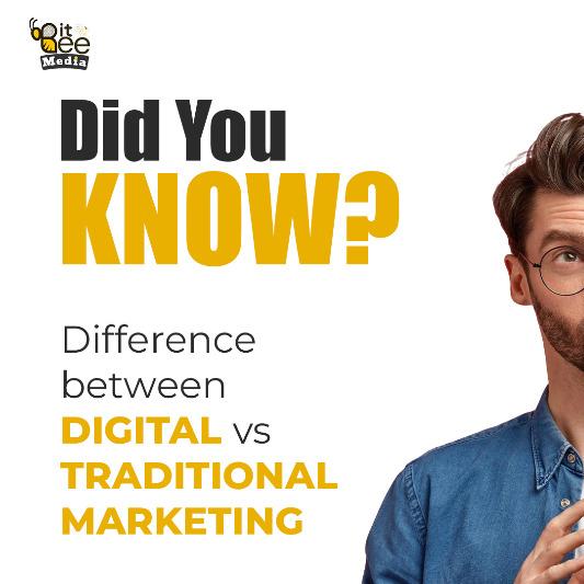 MediaBitbe77897's tweet image. Discover the key differences between digital and traditional marketing! In today’s fast-paced world, it&apos;s crucial to know which approach works best for your business. 🚀
 
#MarketingStrategy #DigitalVsTraditional #GrowYourBusiness #MarketingTrends #BrandAwareness #Bitbeemedia