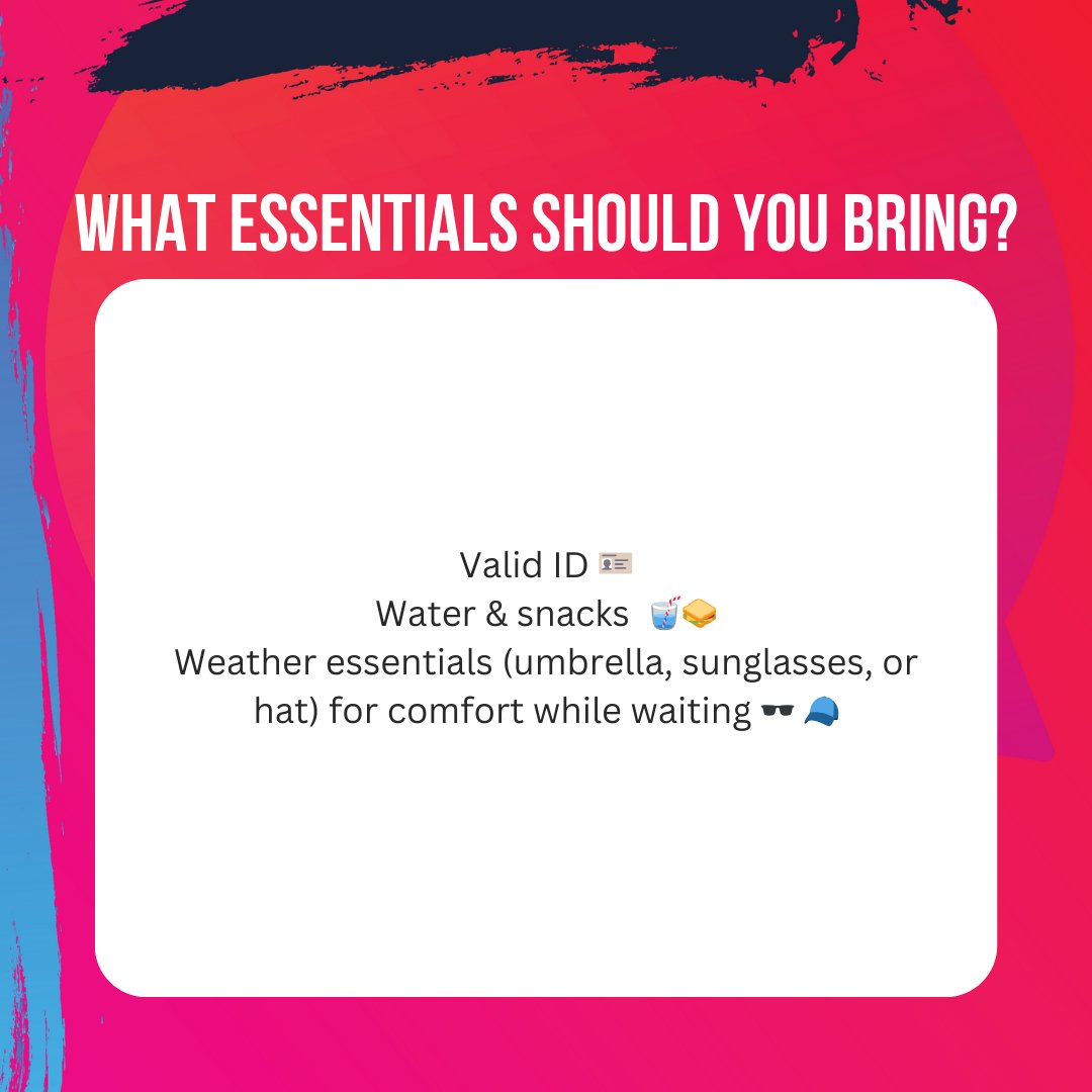We’re answering all your questions about what to bring, parking, and how to prep for the big day! 
-No parking at the venue, so plan accordingly!
-Monologue under 1 minute.
-Essentials: ID, water, snacks, umbrella, and more!
-Arrive 30 minutes to 1 hour early! 
#MTVShugaMashariki