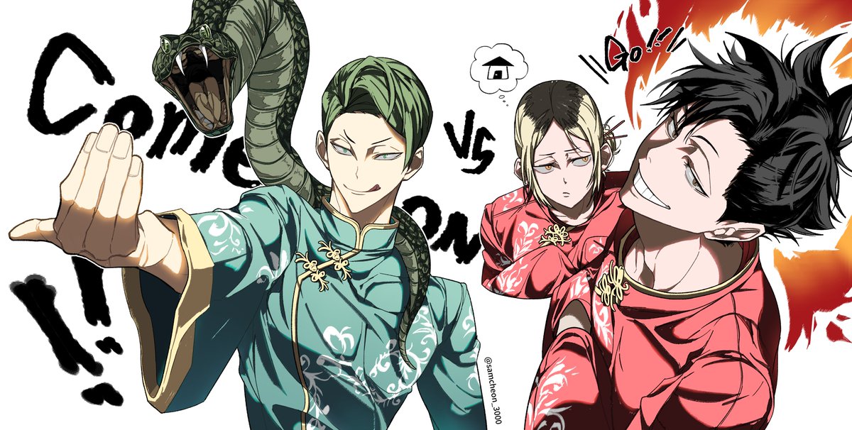 #ハイキュー

노헤비 🐍vs 네코마🐱